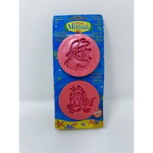 Wilton Disney's‎ The Little Mermaid Pink Ariel and Fludder Cookie Stamp Set